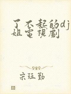 了不起的dj小姐电视剧