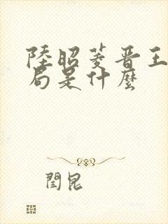 陆昭菱晋王大结局是什么