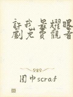 许我最耀眼电视剧免费观看高清