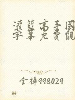 灌篮高手国语版字幕免费观看