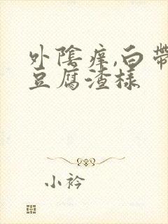 外阴痒,白带黄豆腐渣样