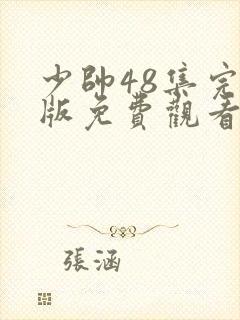 少帅48集完整版免费观看