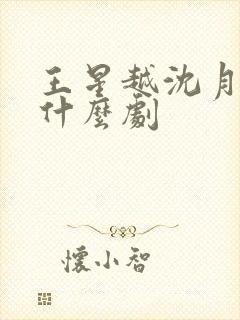 王星越沈月合作什么剧