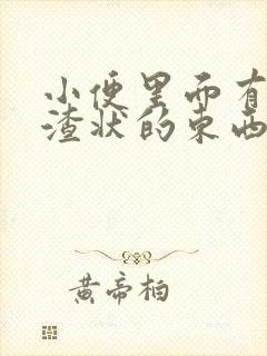 小便里面有豆腐渣状的东西是咋回事女