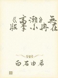 《高潮》无删减版李小冉在线