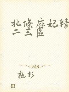 北条麻妃精品一二三区