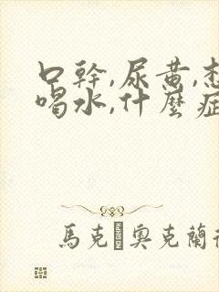 口干,尿黄,想喝水,什么症状