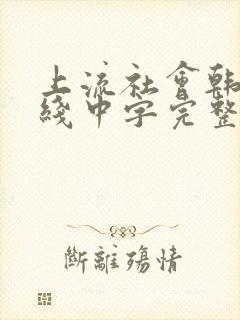 上流社会韩剧在线中字完整版