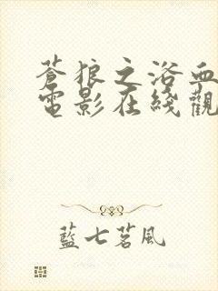 苍狼之浴血绝杀电影在线观看完整版