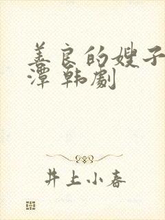 善良的嫂子李采潭 韩剧封面