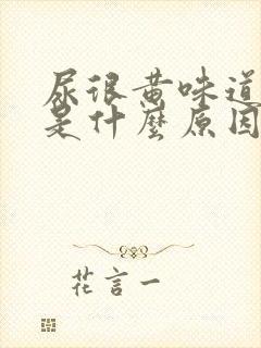 尿很黄味道很重是什么原因