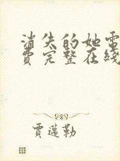 消失的她电影免费完整在线观看高清封面