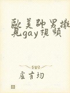 欧美帅男撒尿可见gay视频