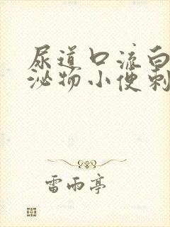 尿道口流白色分泌物小便刺痛封面