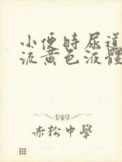 小便时尿道刺痛流黄色液体是怎么回事