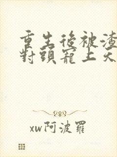 重生后被渣男死对头宠上天短剧封面