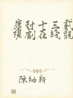 尘封十三载 电视剧在线观看