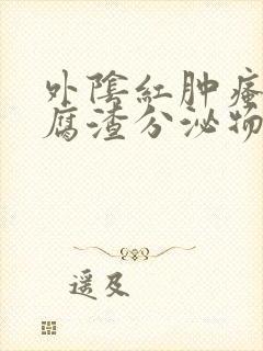 外阴红肿瘙痒豆腐渣分泌物