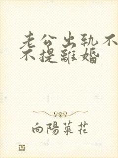 老公出轨不悔改不提离婚