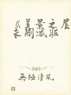 《美景之屋4》未删减版