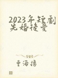 2023年短剧先婚后爱封面