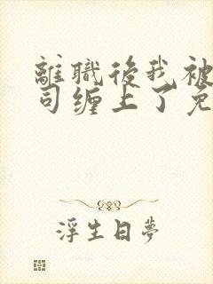 离职后我被前上司缠上了免费阅读全文