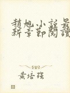 赵旭小说最新更新章节阅读免费封面