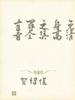 有罪之身免费观看全集高清版封面