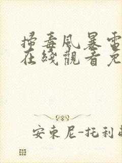 扫毒风暴电视剧在线观看免费完整版