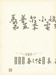 马普尔小姐探案 第五季 电视剧