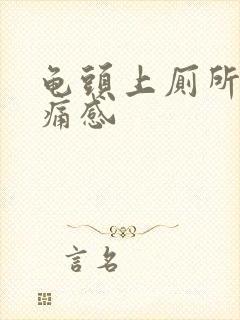 龟头上厕所有刺痛感封面