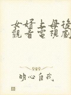 女婿上母后免费观看电视剧一共多少