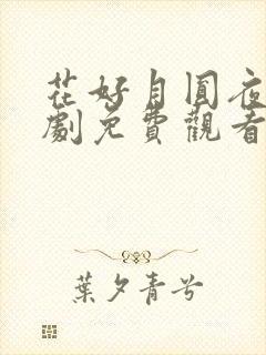 花好月圆夜电视剧免费观看完整版封面