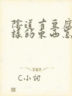 阴道有豆腐渣一样的东西怎么办封面