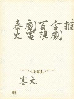 泰剧百合推荐最火电视剧封面