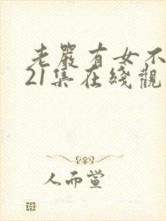 老严有女不愁嫁21集在线观看