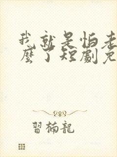 我就是怕老婆怎么了短剧免费观看全集