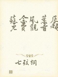 苏念风叶辰短剧免费观看超清封面