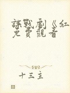 谍战剧《红颜》免费观看