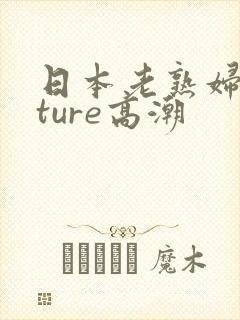 日本老熟妇mature高潮