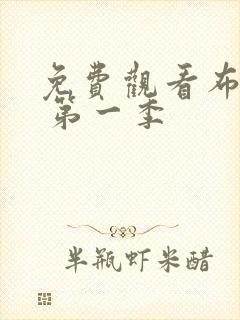 免费观看布鲁伊 第一季