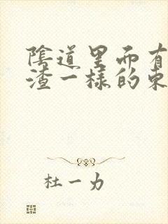 阴道里面有豆腐渣一样的东西,还痒