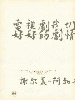 电视剧我们都要好好的剧情介绍封面