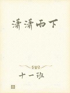 潇潇雨下封面