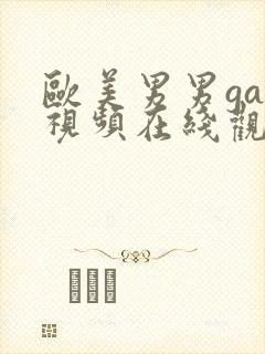 欧美男男gay视频在线观看