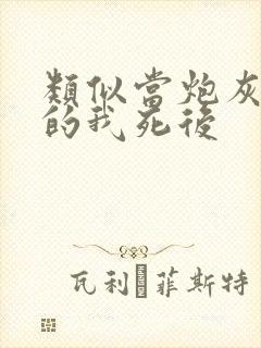 类似当炮灰替身的我死后封面