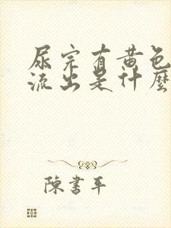 尿完有黄色粘液流出是什么原因?