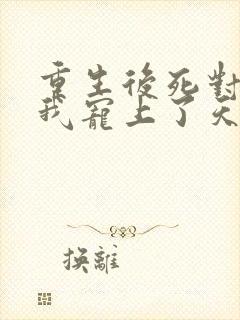 重生后死对头把我宠上了天免费阅读封面