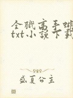 全职高手蝴蝶蓝txt小说下载