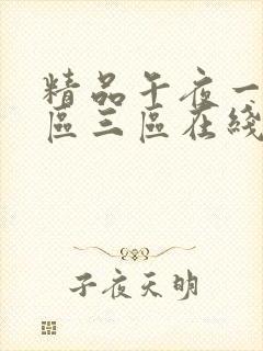 精品午夜一区二区三区在线观看